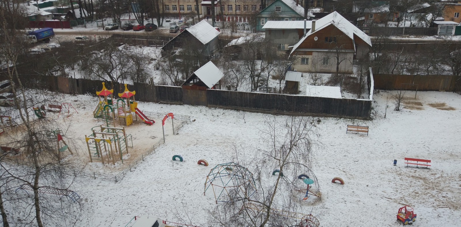 And in our yard 2018 - My, Courtyard, Dirt, 2018, Non-slippery