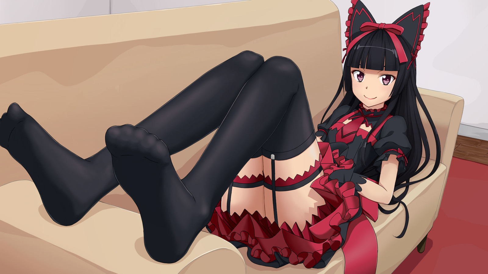 Rory Mercury [3] - Аниме, Anime Art, Gate: Jieitai Kano Chi nite Kaku Tatakaeri, Rory Mercury, Длиннопост