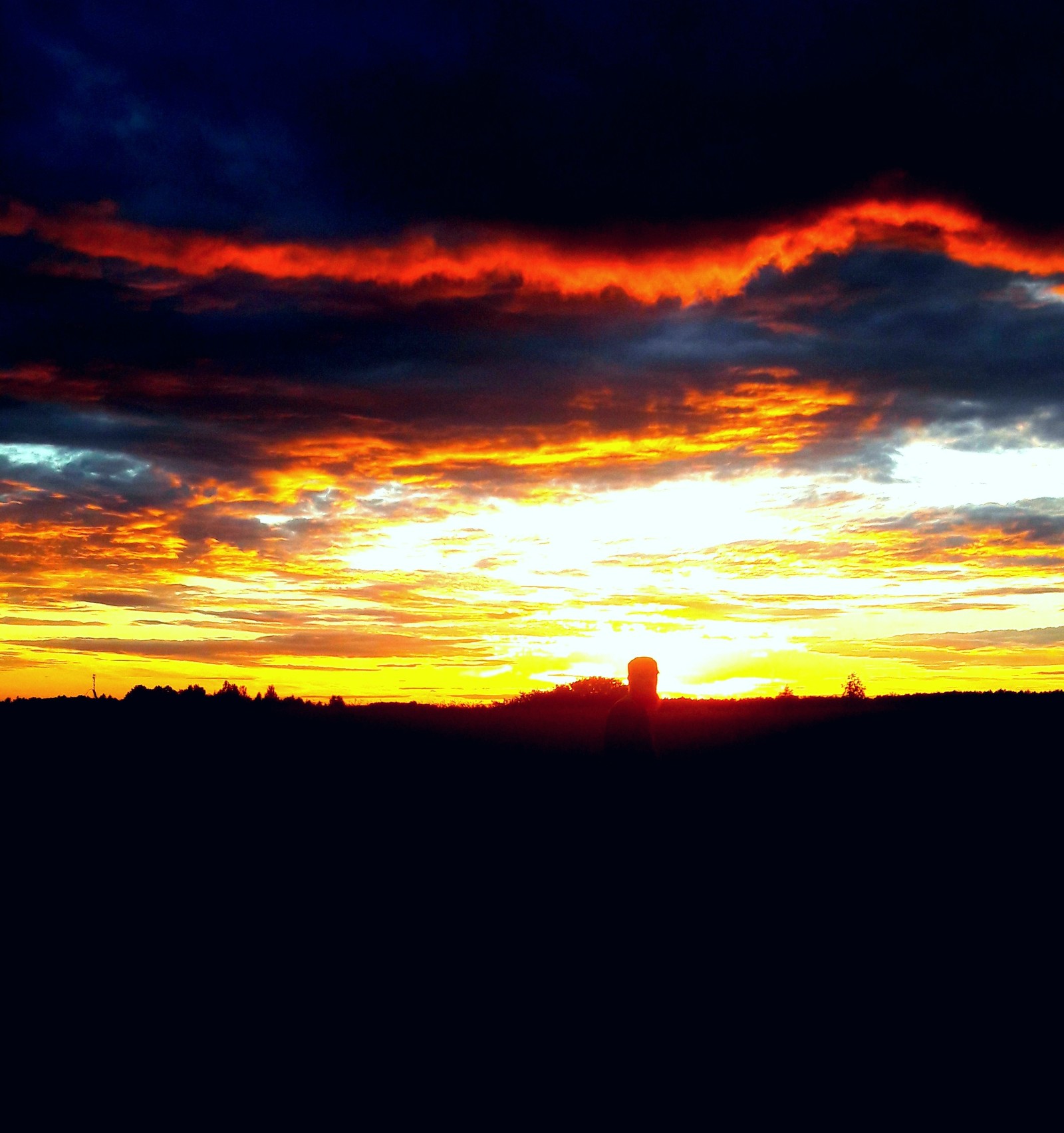 The storm has passed. - My, Sky, The photo, Sunset, Thunderstorm, My