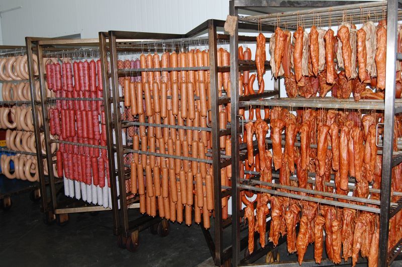 How is sausage made? - My, Meat processing plant, Sausage, , Longpost