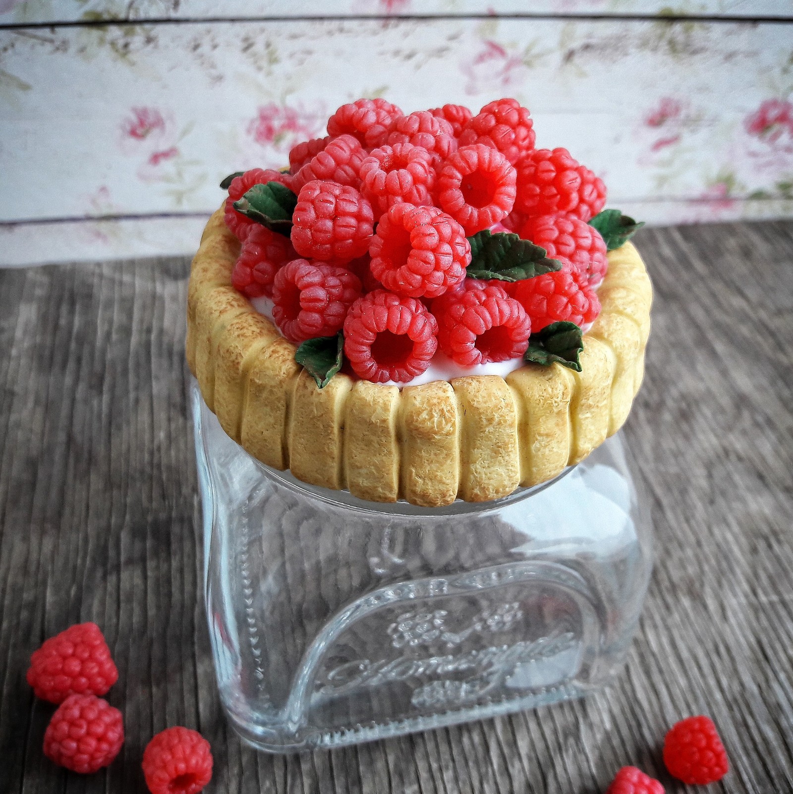 Raspberry Paradise - My, Raspberries, Polymer clay, Present, Presents, Handmade, Needlework without process, Longpost