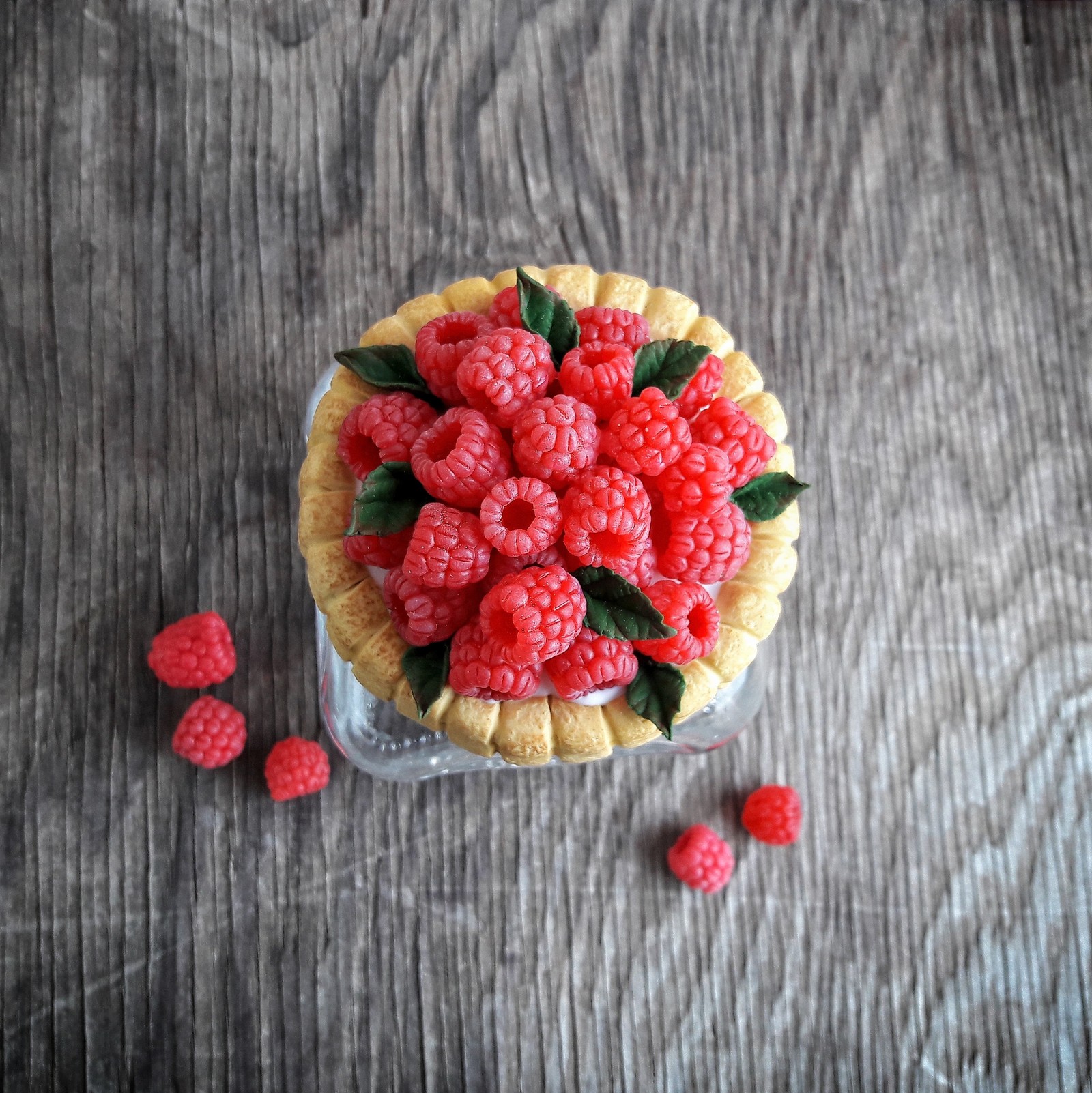 Raspberry Paradise - My, Raspberries, Polymer clay, Present, Presents, Handmade, Needlework without process, Longpost