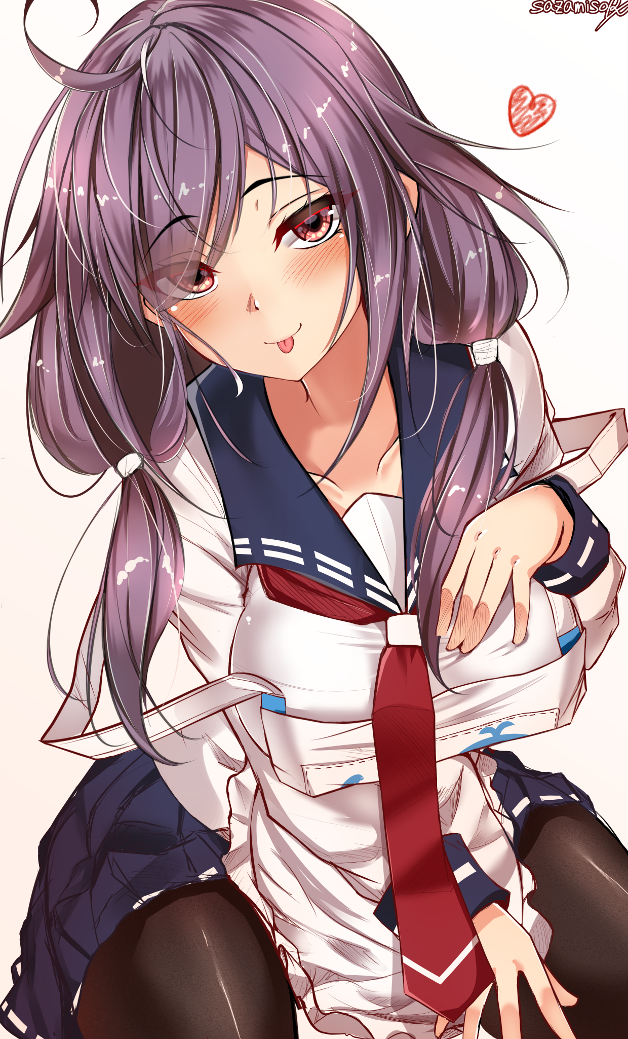 Nyash compilation from Kantai Collection - Kantai collection, Nyasha, Anime art, Kasumi, Taigei, Yamato, Longpost, Kasumi (Kantai Collection)