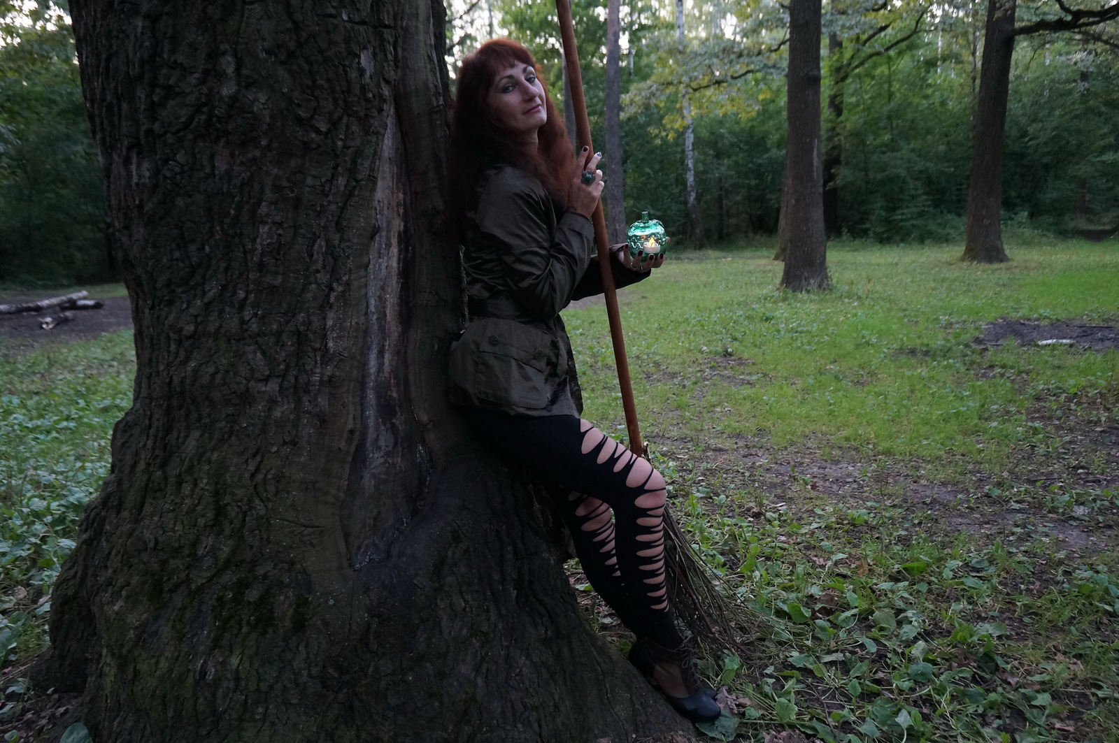 Witch 1 (on broomstick) Erotic by Natella Dabce - My, Witches, Koptevo, Nature, Timiryazevsky park, Erotic, Longpost