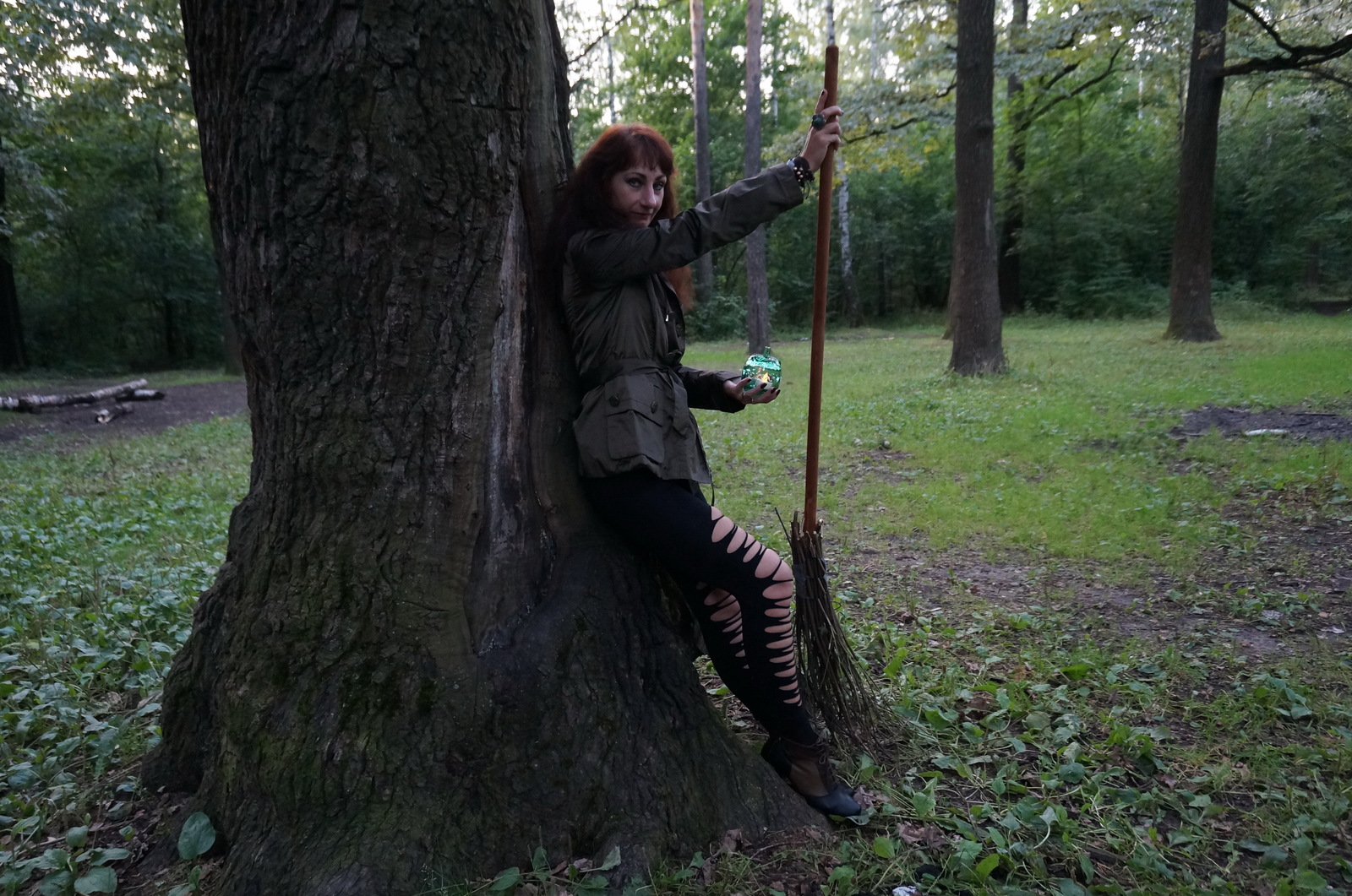 Witch 1 (on broomstick) Erotic by Natella Dabce - My, Witches, Koptevo, Nature, Timiryazevsky park, Erotic, Longpost