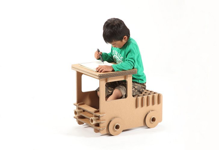 Cardboard childhood - Ecology, Cardboard, Processing, Japan, Children, Longpost, Ecosphere, Recyclable materials