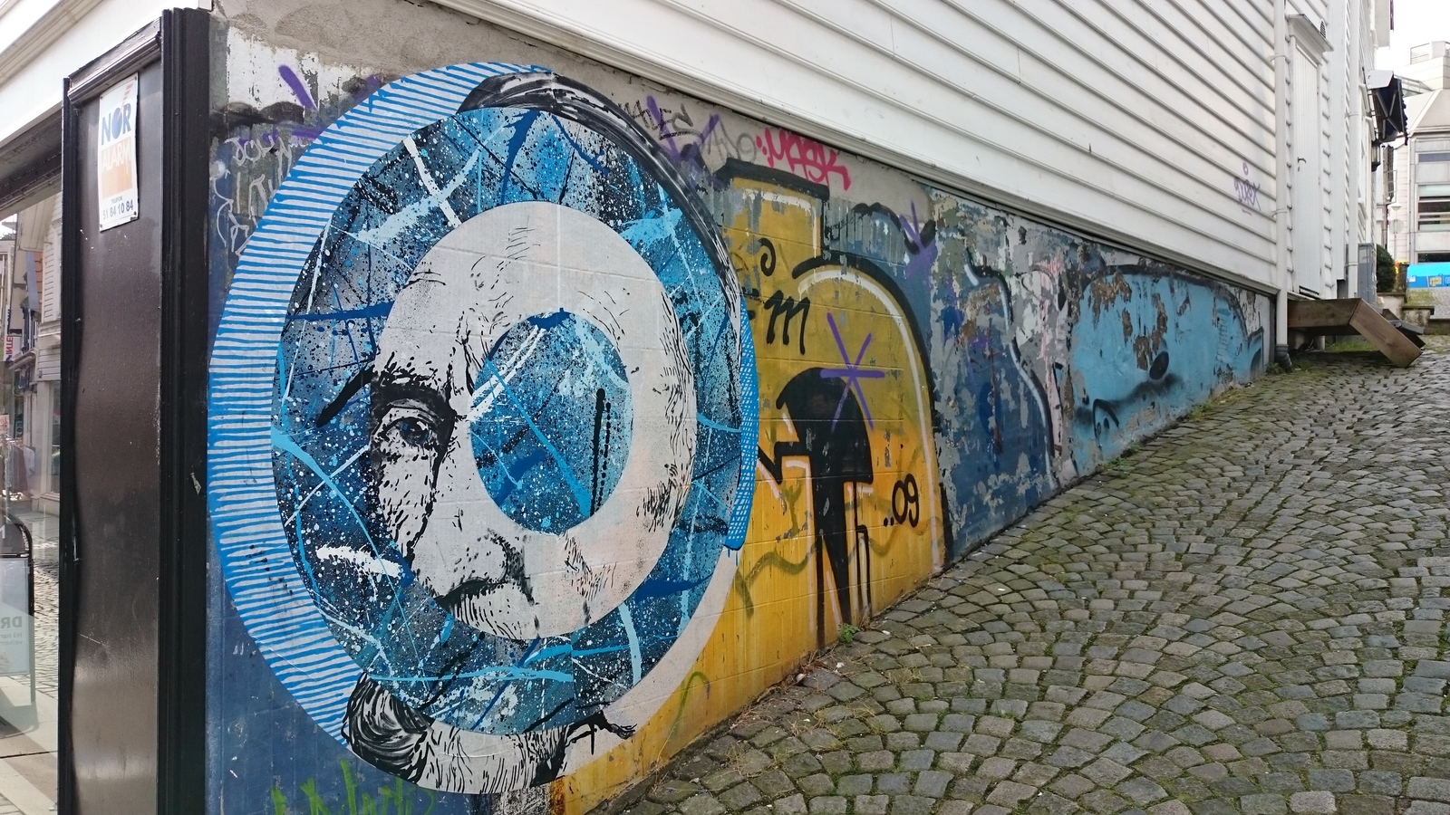 Unusual Stavanger - My, Stavanger, Norway, Graffiti, Drawing on the wall, Longpost