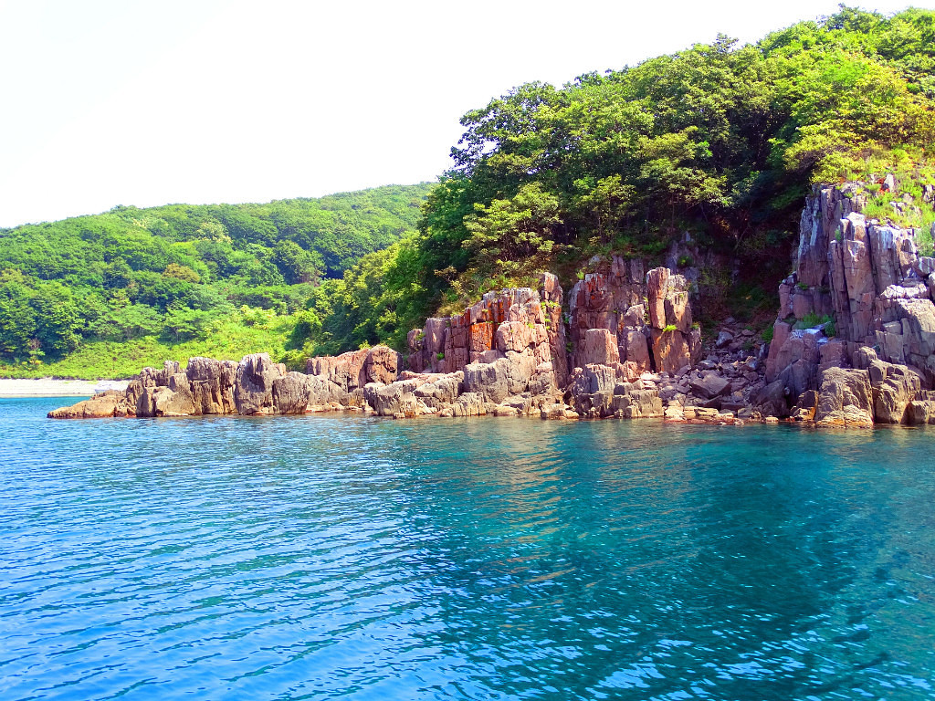 Boat trip, along the coast of the Slavic Gulf - part 1. - My, Дальний Восток, Primorsky Krai, Sea, , Longpost