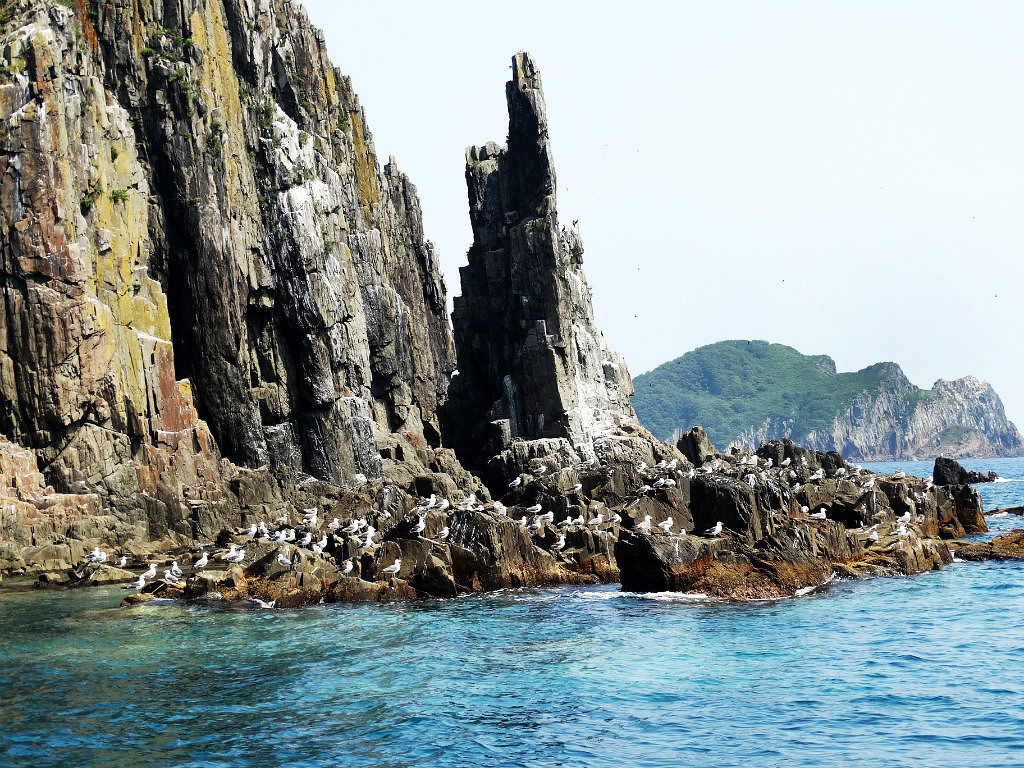 Boat trip, along the coast of the Slavic Gulf - part 1. - My, Дальний Восток, Primorsky Krai, Sea, , Longpost