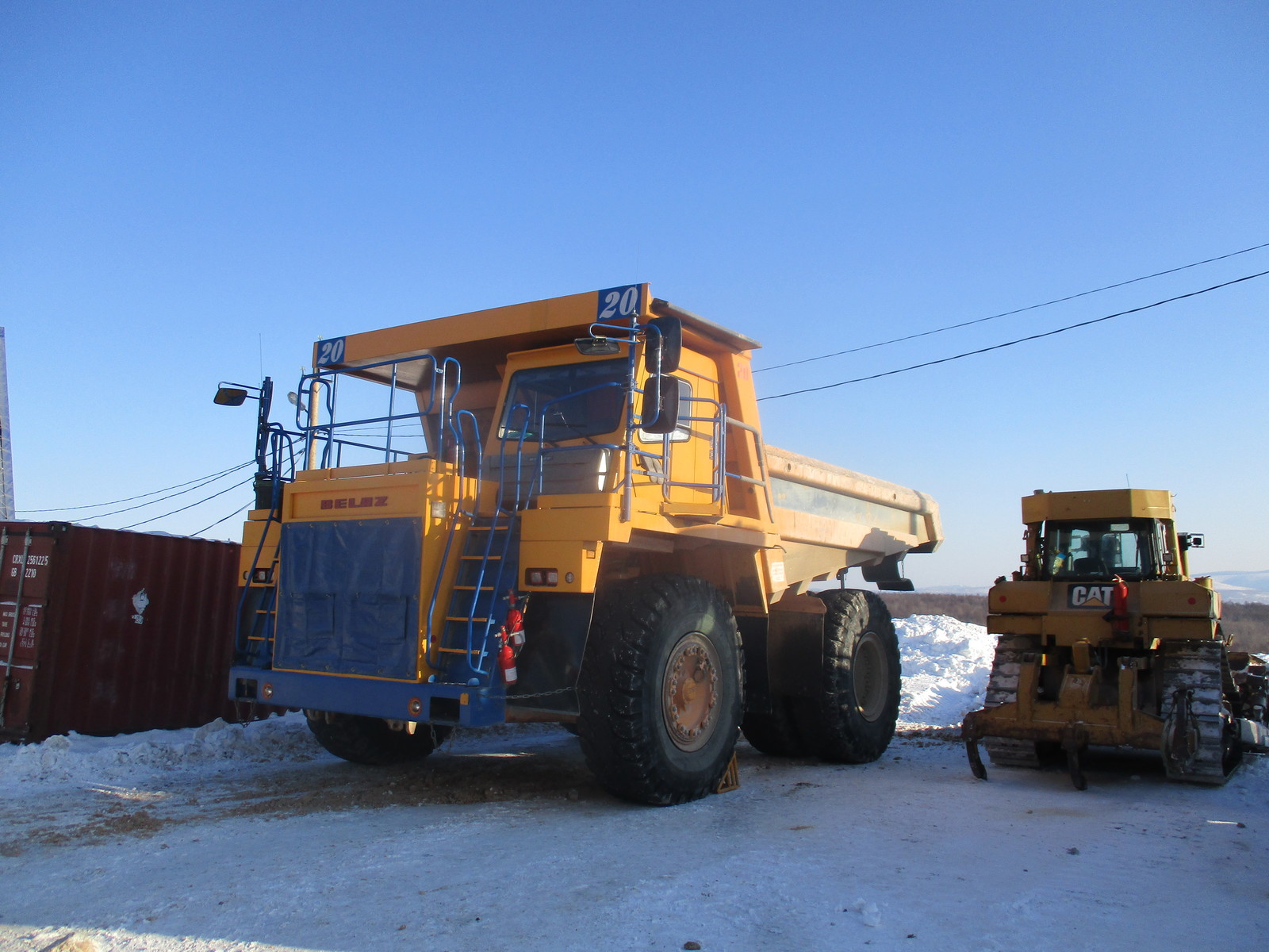 Technique at the gold deposit. Continuation. - My, Technics, Field, Watch, BelAZ, Gold, Longpost, My