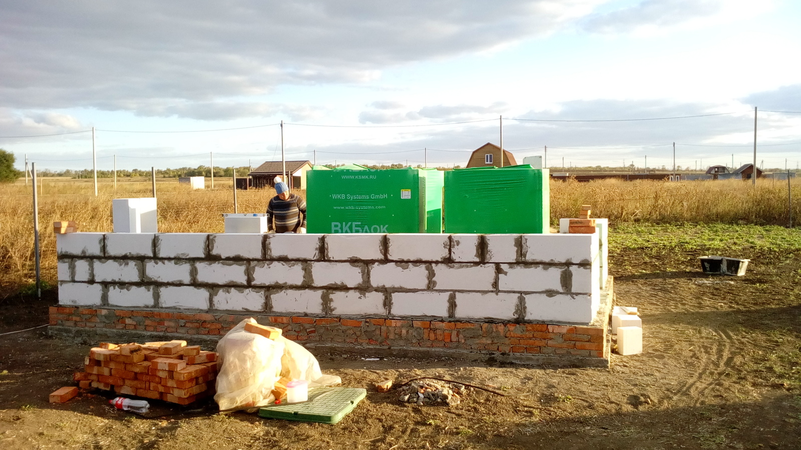 We are building a country house with the possibility of year-round use. - My, Home construction, Longpost, Dacha, House, Rostov-on-Don