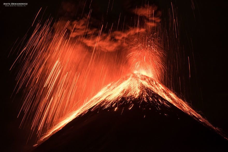 Fuego volcano eruption - Eruption, Fuego, Lava, Eruption, Fuego Volcano