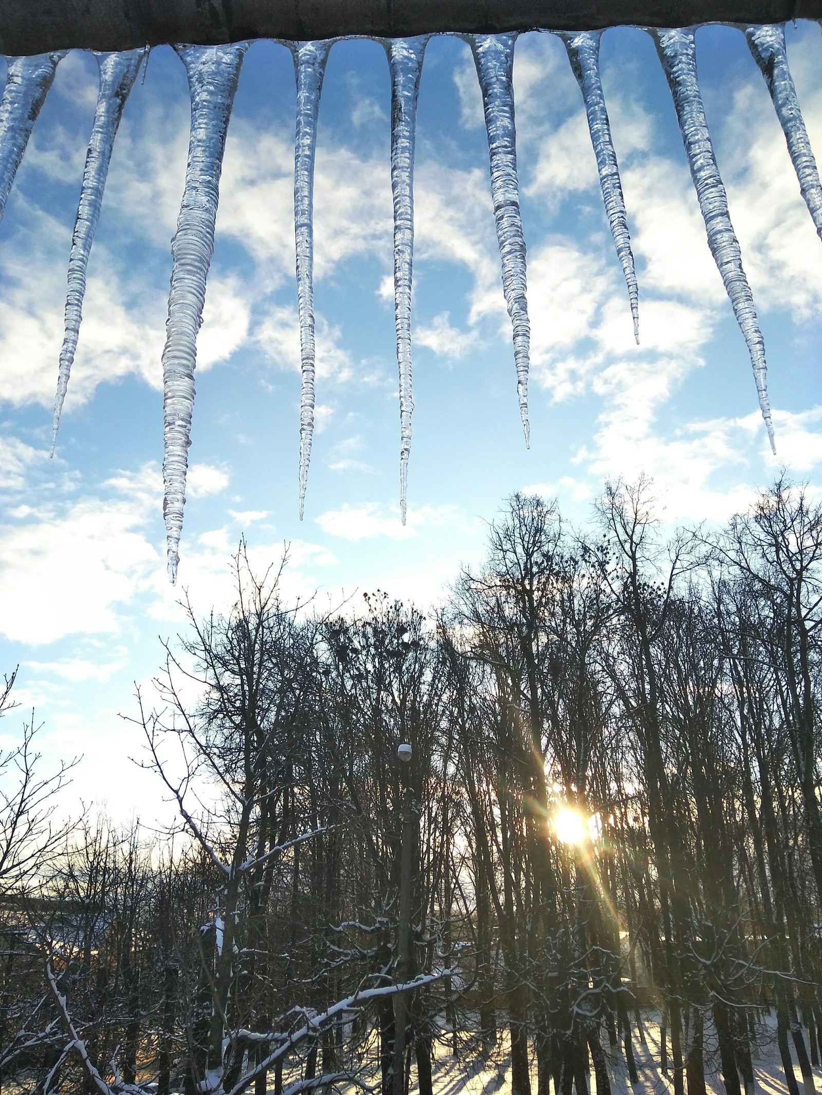 The beauty of winter nature - My, Icicles, Destination, Beautiful