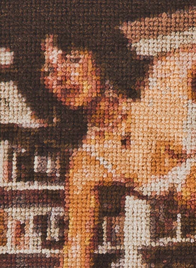 Contemporary art: artist cross-stitches hardcore porn - NSFW, Modern Art, Cross-stitch, Longpost