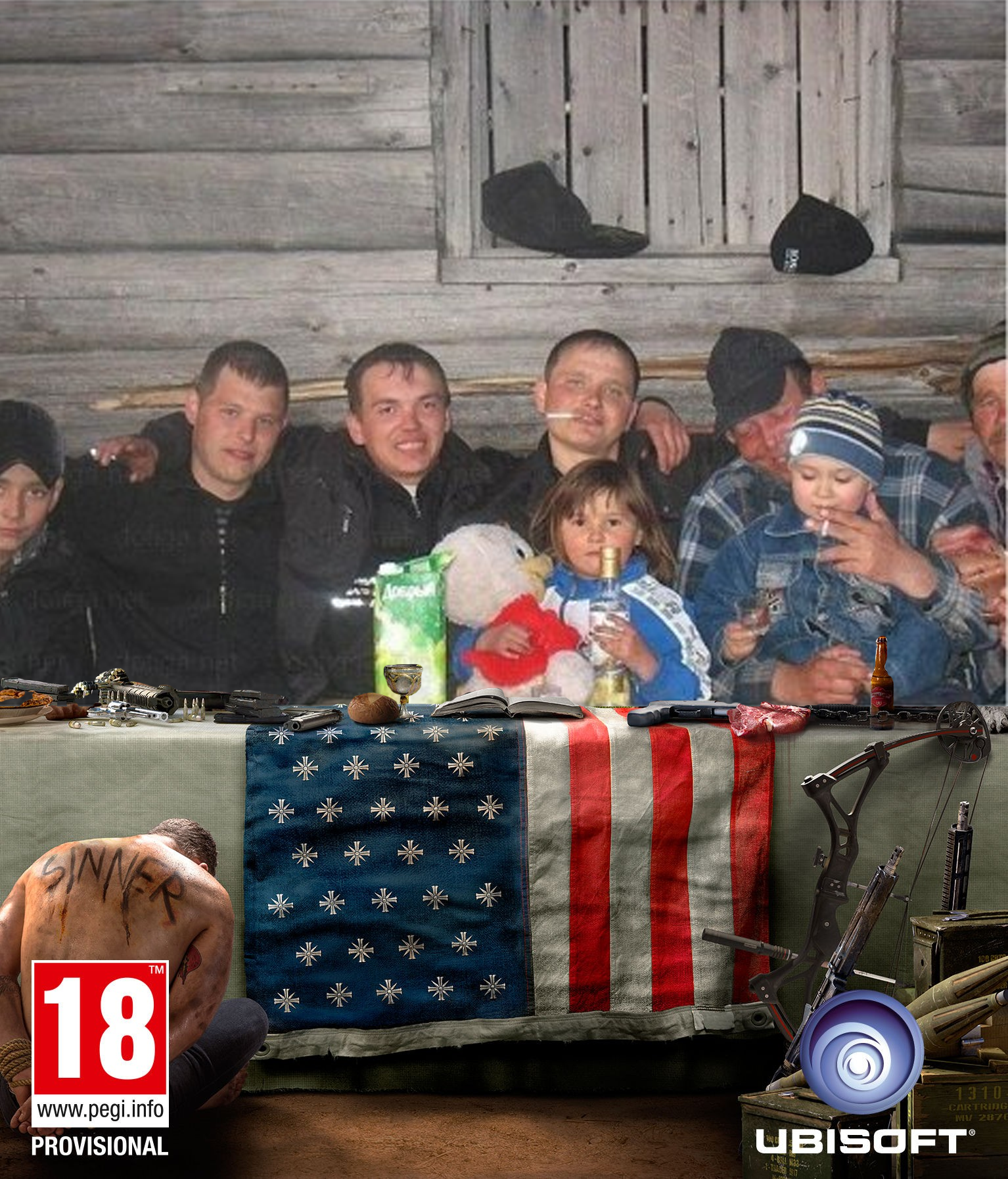 If Far Cry 5 were made in Russia - My, Far cry 5, Photoshop, , The photo