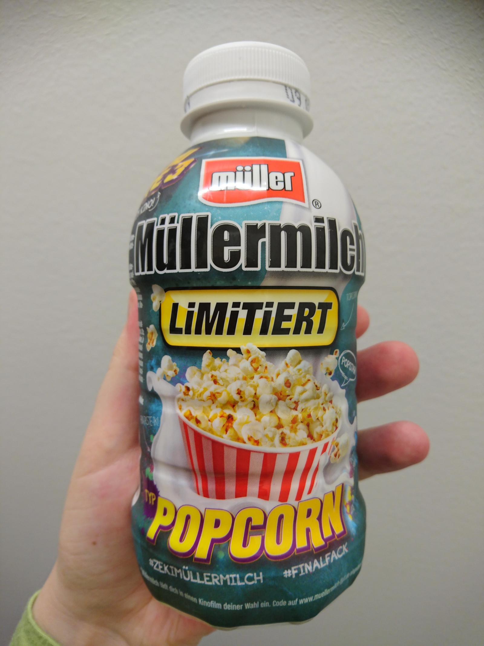 Milk for going to the movies - My, Milk, Popcorn, Germany, 