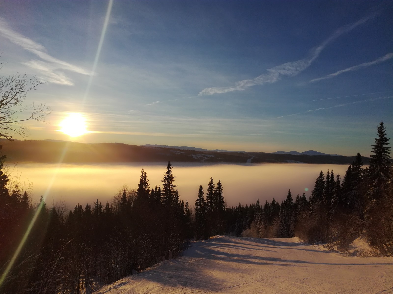 Ski resort in Sweden - My, Winter, The mountains, Sweden, Skiing, Relaxation, Travels