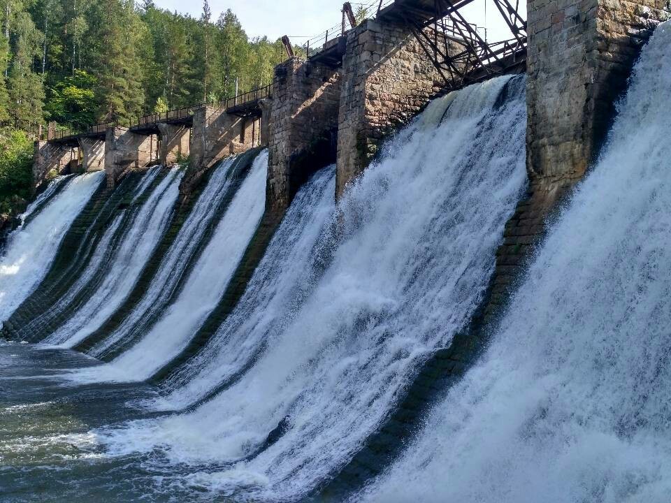 The oldest continuously operating hydroelectric power plant in Russia - My, Longpost, Hydroelectric power station, The photo, Thresholds, Chelyabinsk region