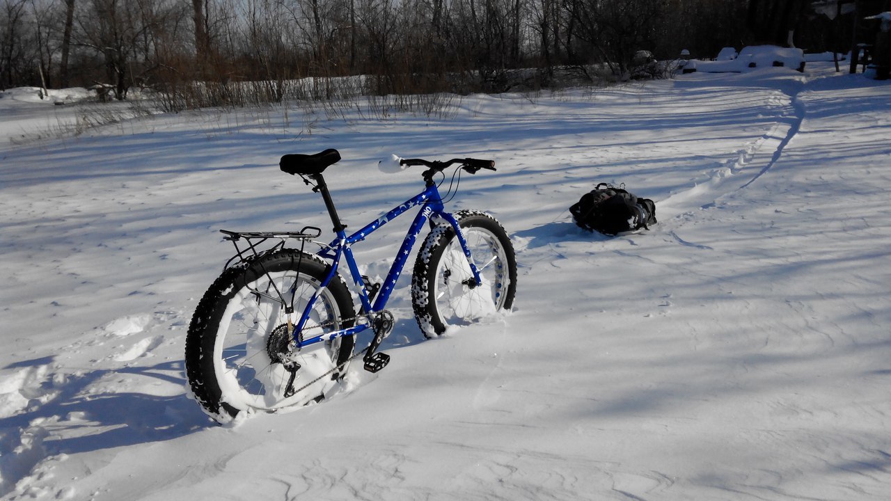 450 kilometers on the ice of the Volga - Volga river, Rodimtsev, A bike, Cyclist, Tourism, Longpost