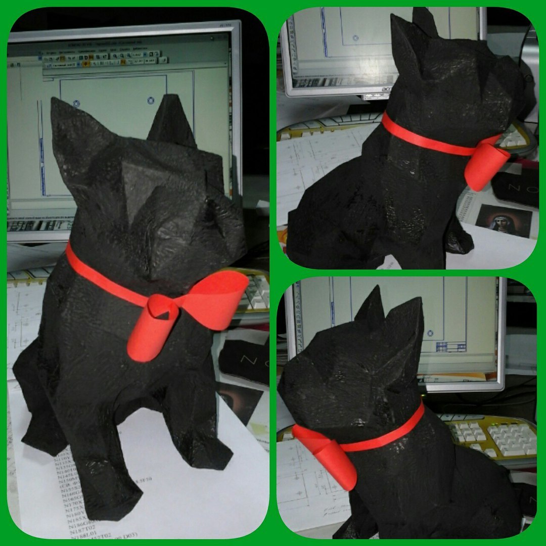 My work in papercraft - My, Rukozhop, Papercraft, Longpost