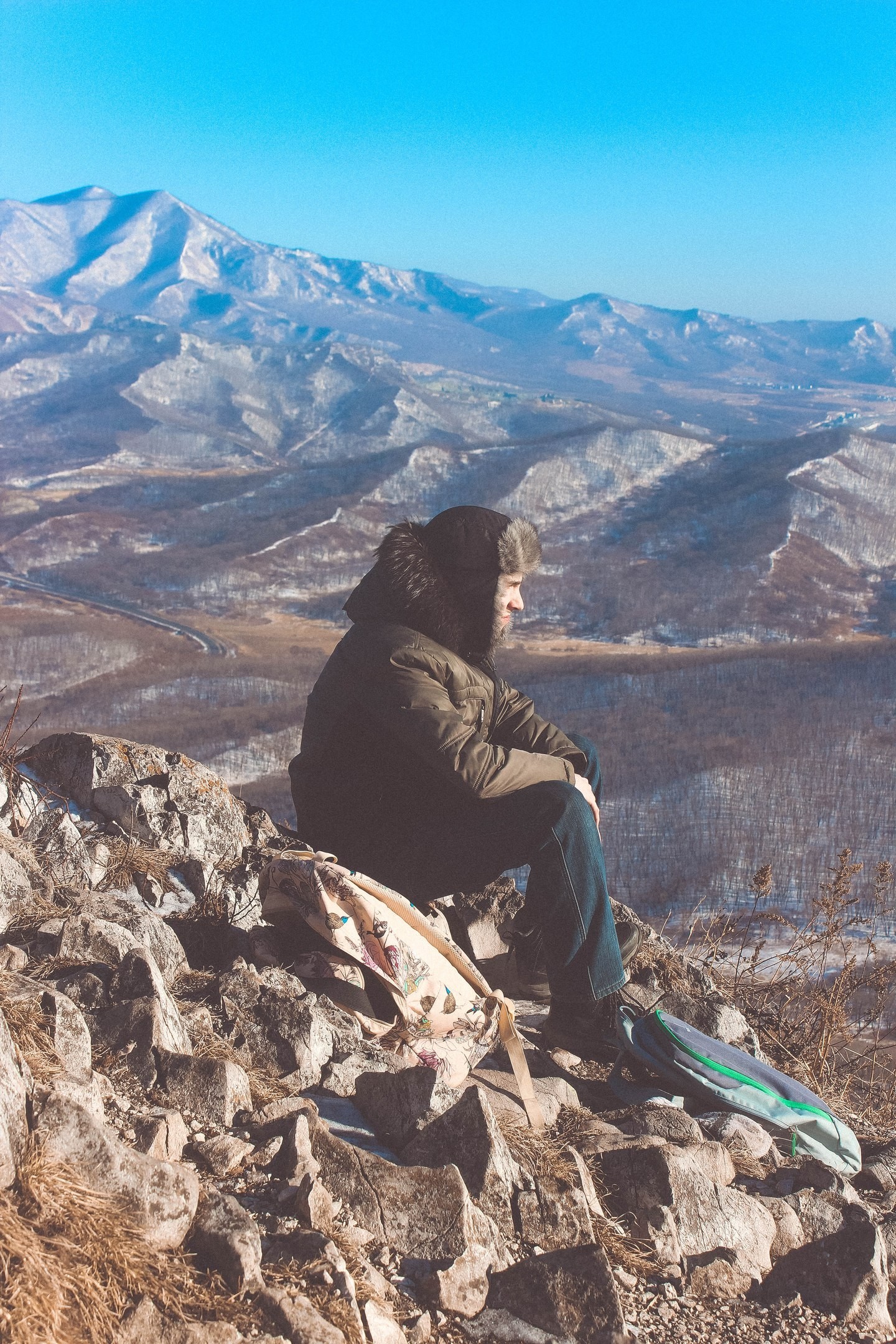 Mount Sister, city of Nakhodka, Primorye - My, The photo, The mountains, Winter, Wind, Longpost