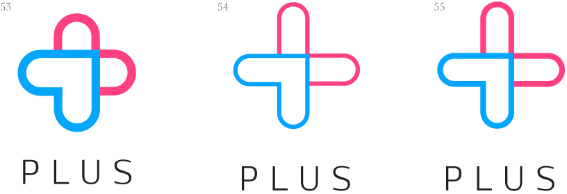 The process of creating the Plus logo by Art. Lebedev Studio - Lebedev Studio, Logo, Artemy Lebedev, , Longpost, Tag