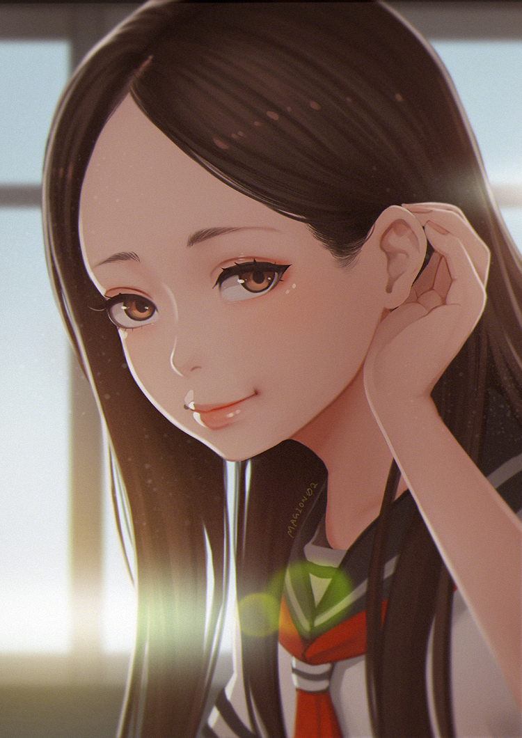 Takagi-San - Karakai jouzu no takagi-san, Takagi-San, Anime, Anime art, , School uniform, Longpost, Seifuku