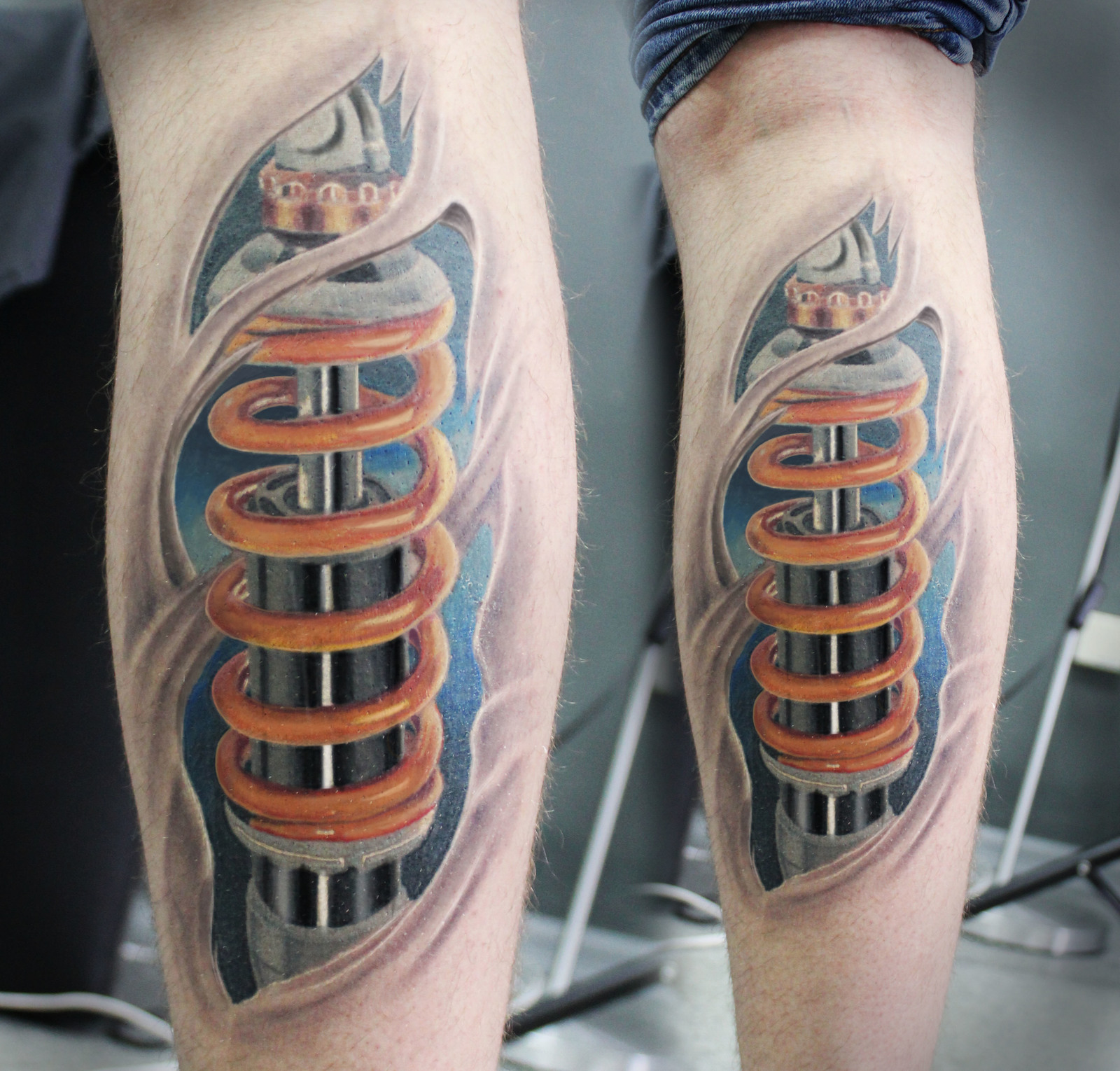 How much do you think this kind of work should cost? - My, Tattoo, Biomechanics, Tattoo