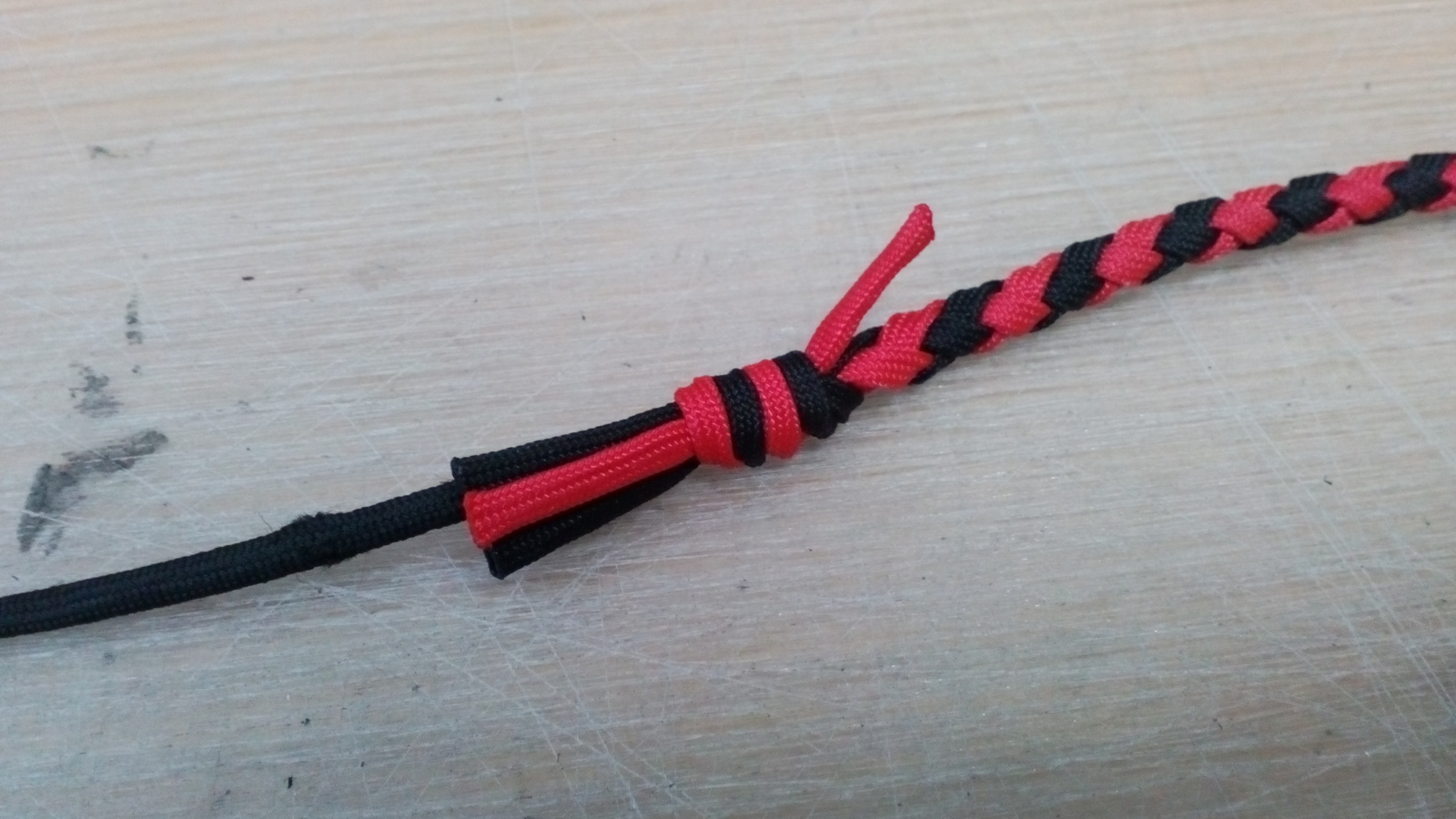 Paracord whip - My, Whip, Paracord, Bullwhip, Paracord, Needlework without process, Longpost