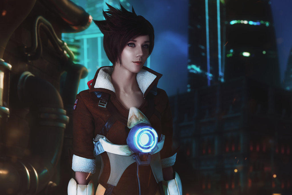 Tracer! - Overwatch, Tracer, Cosplay, Beautiful girl, Blizzard, Longpost, 