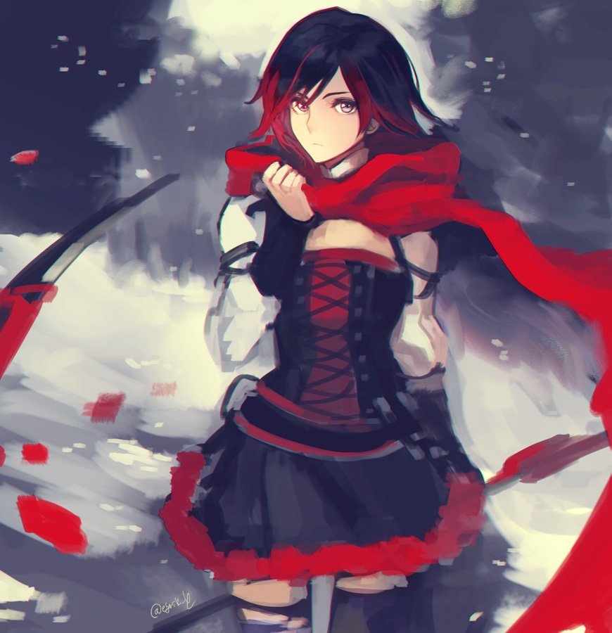 Ruby - RWBY, Anime Art, Не аниме, Ruby Rose