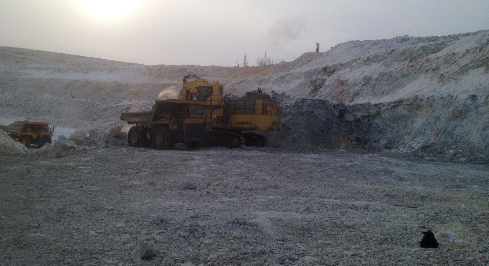 Another day at the gold mine. - My, Watch, Excavator, Surveyor, BelAZ, Drilling rig, Sasha, Kar-karych, , Longpost