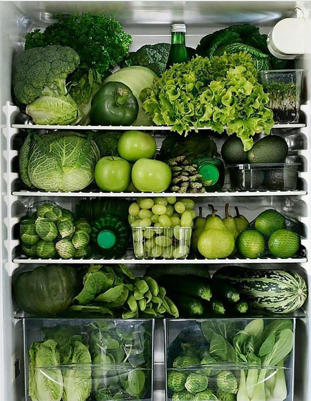 Green. Perfect. - Green, Vegetables, Refrigerator, Ideally, Perfectionism