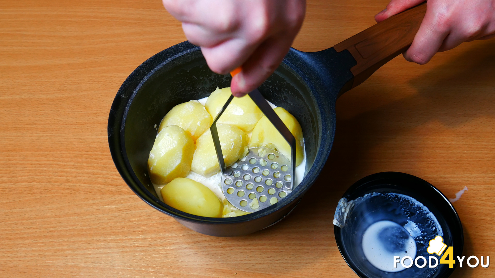 french mashed potatoes - My, Food, My, Video, France, Youtube, Recipe, Potato, Longpost