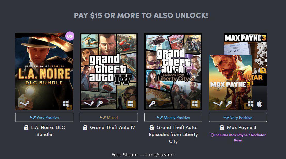 Rockstar Games Humble Bundle - Humble bundle, Rockstar, La noire, Gta, Max payne, Bully, Longpost