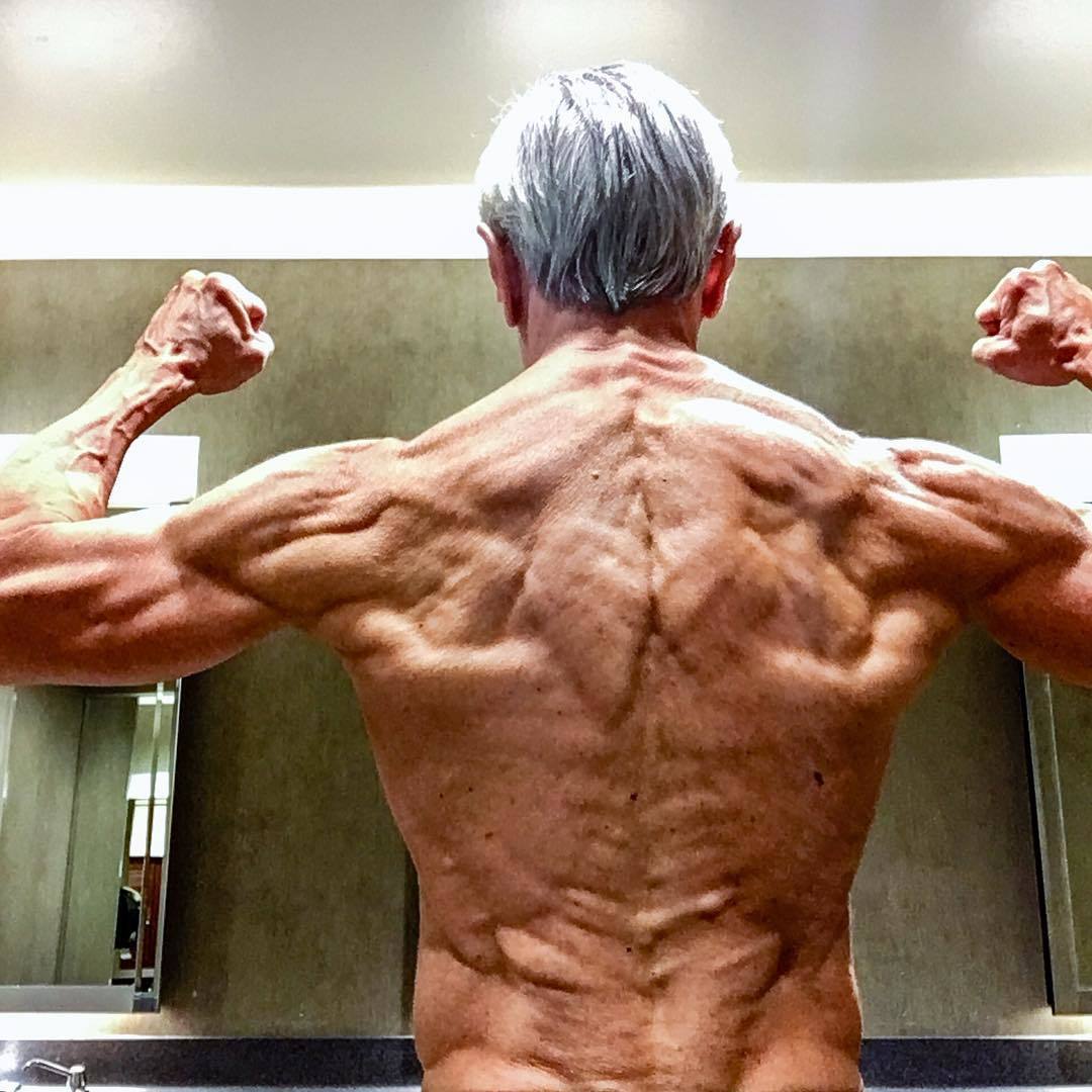 67-year-old athlete Bill Hendrix - Sport, Athletes, Gym, Workout, Elderly, Brad Pitt, Big jackpot, Motivation, GIF, Longpost