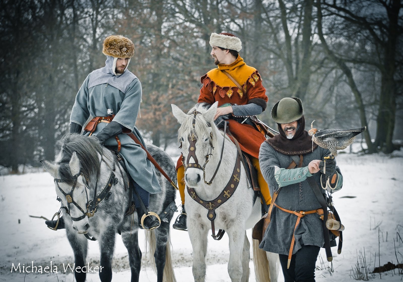 Falconry, 14th century. - Hunting, 14th century, Middle Ages, Costume, Longpost, Czechs