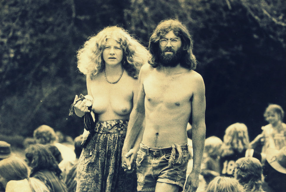 Girls of the 60s. 18+ - NSFW, Hippie, Woodstock, Longpost