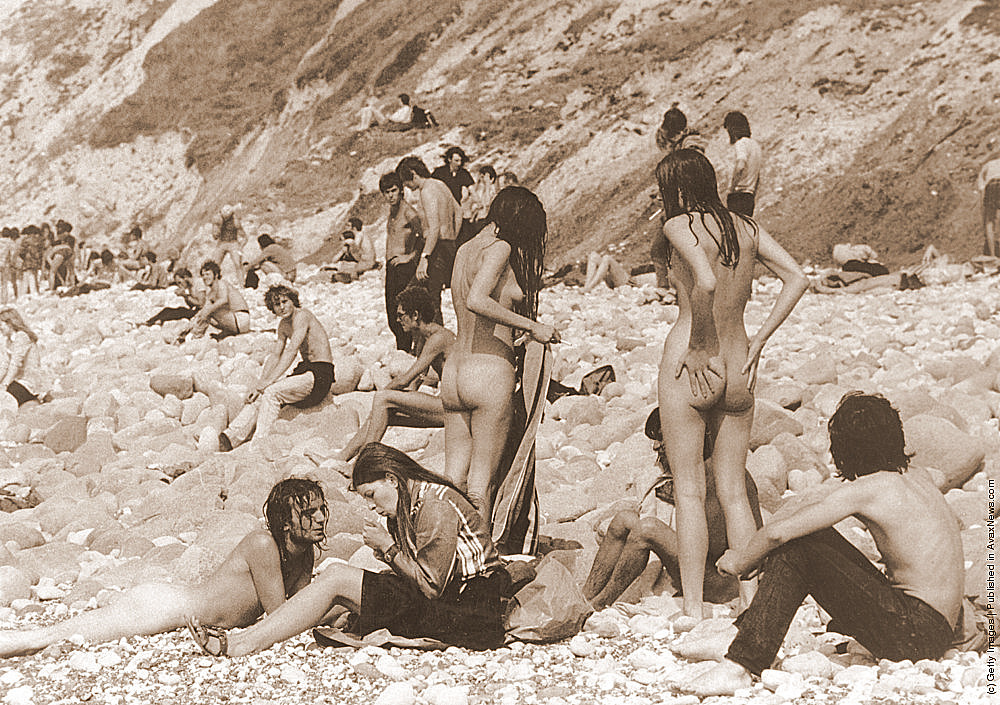 Girls of the 60s. 18+ - NSFW, Hippie, Woodstock, Longpost