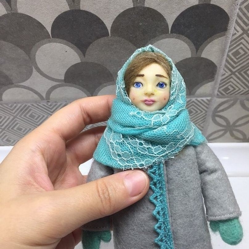 The doll of my dreams. - My, Needlework without process, Handmade dolls, Polymer clay, Mood, Longpost