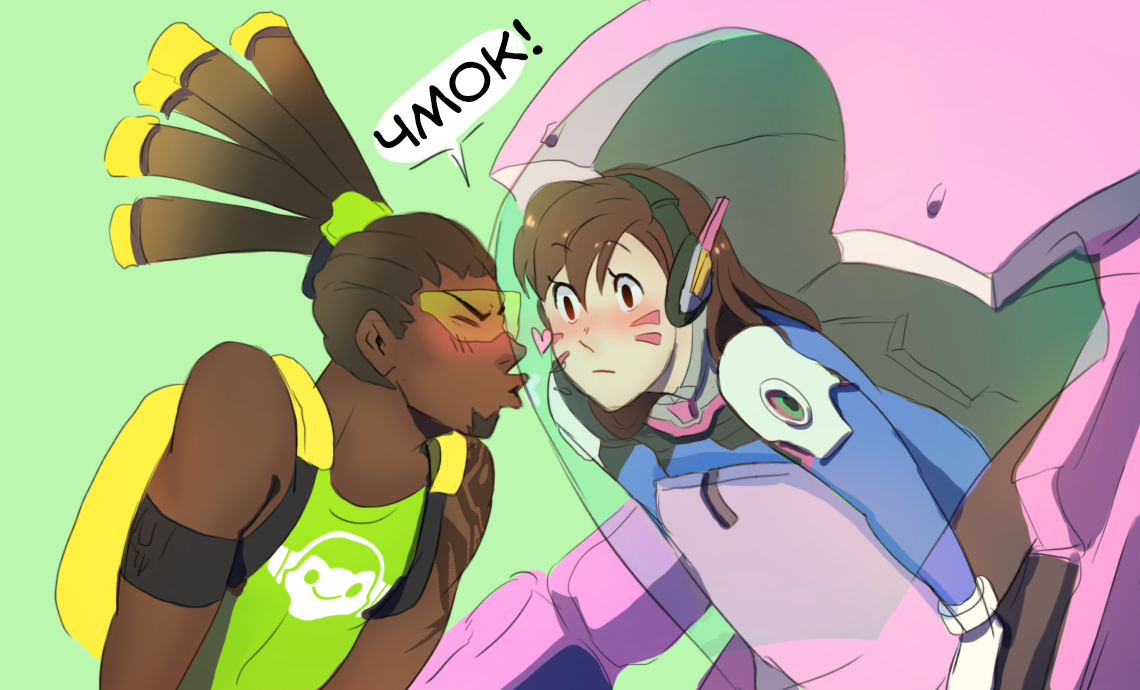 Секрет - Overwatch, Dva, Lucio, Комиксы, Длиннопост