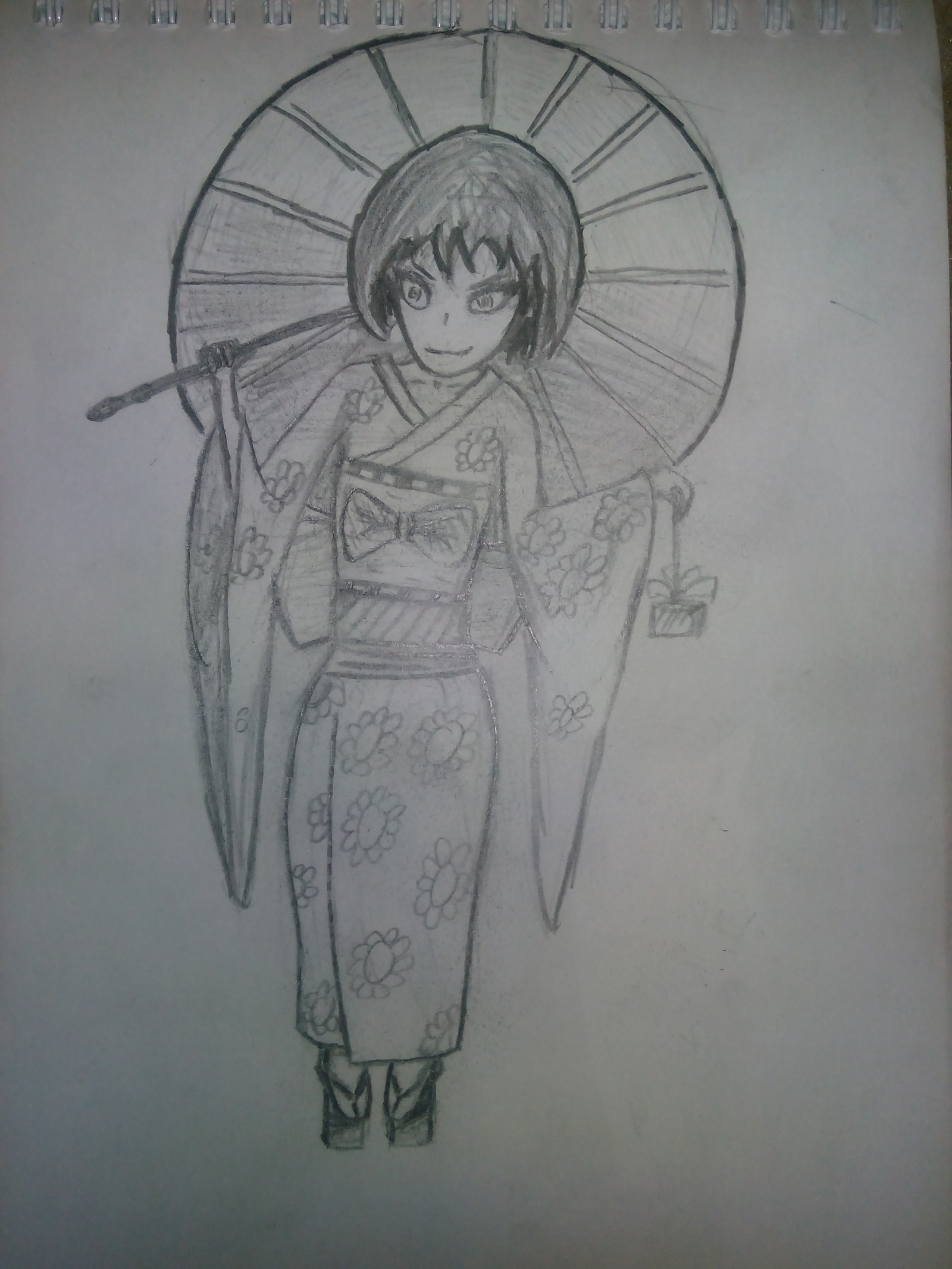Девушка в кимоно | Пикабу