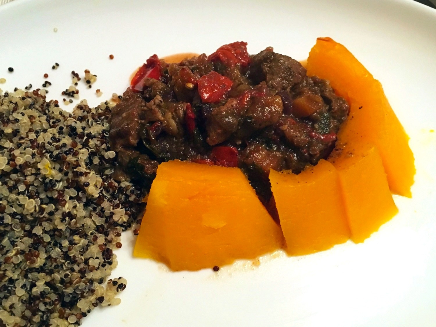 Pumpkin stuffed with spicy lamb - My, Pumpkin, Stuffing, , Longpost