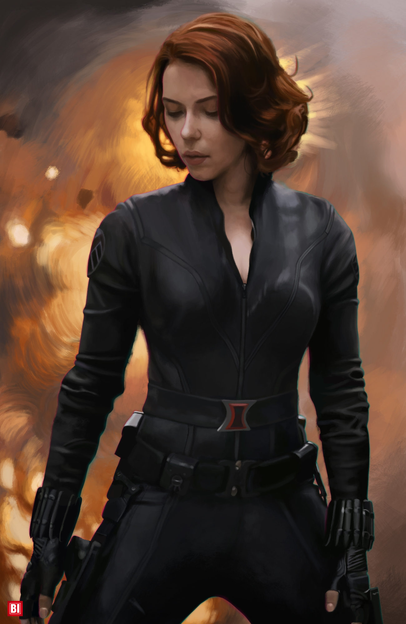 Criticism is welcome) - My, Robocop, Birdman, Black Widow, Max payne, , Scarlett Johansson, Art, Longpost, Blonde