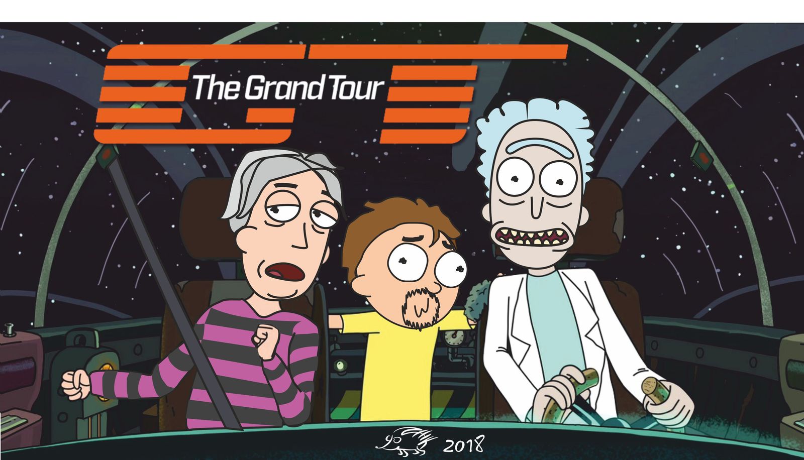 Alternate Universe Grand Tour - My, , The grand tour, Rick and Morty