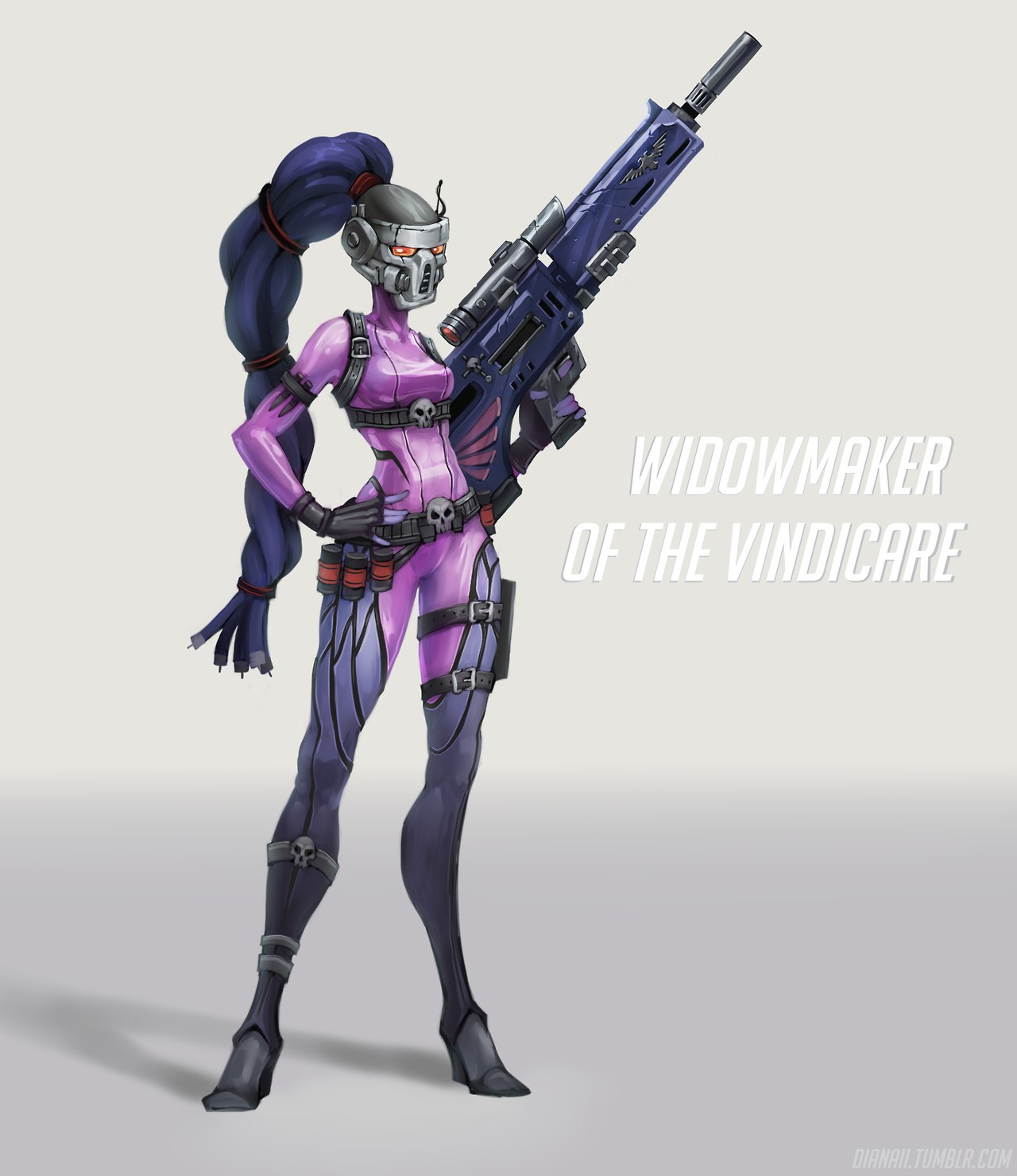 Overwatch x Warhammer - Overwatch, Crossover, Warhammer 40k, Mercy, Moira, Symmetra, Widowmaker, Art, Longpost, Crossover