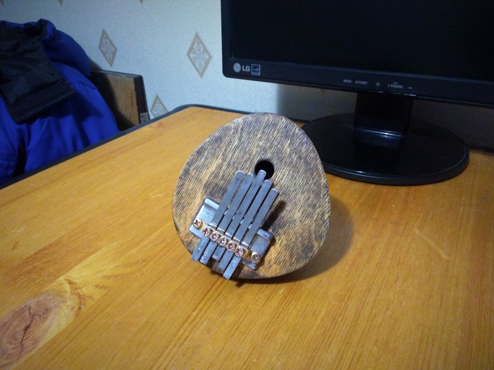 Kalimba from coconut - My, With your own hands, Longpost, Handmade, Kalimba, Video