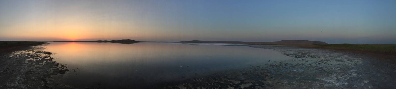 Panoramas of ideal places to relax body and soul in Crimea - My, Crimea, Панорама, Perfect place, Pink Lake, Meganom, Kara-Dag, , Longpost