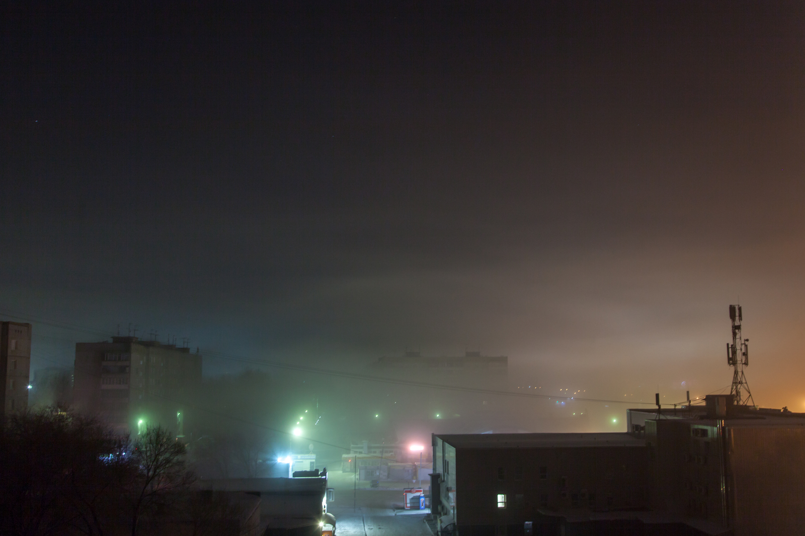 Haze. - My, Omsk, Haze, Fog, Longpost