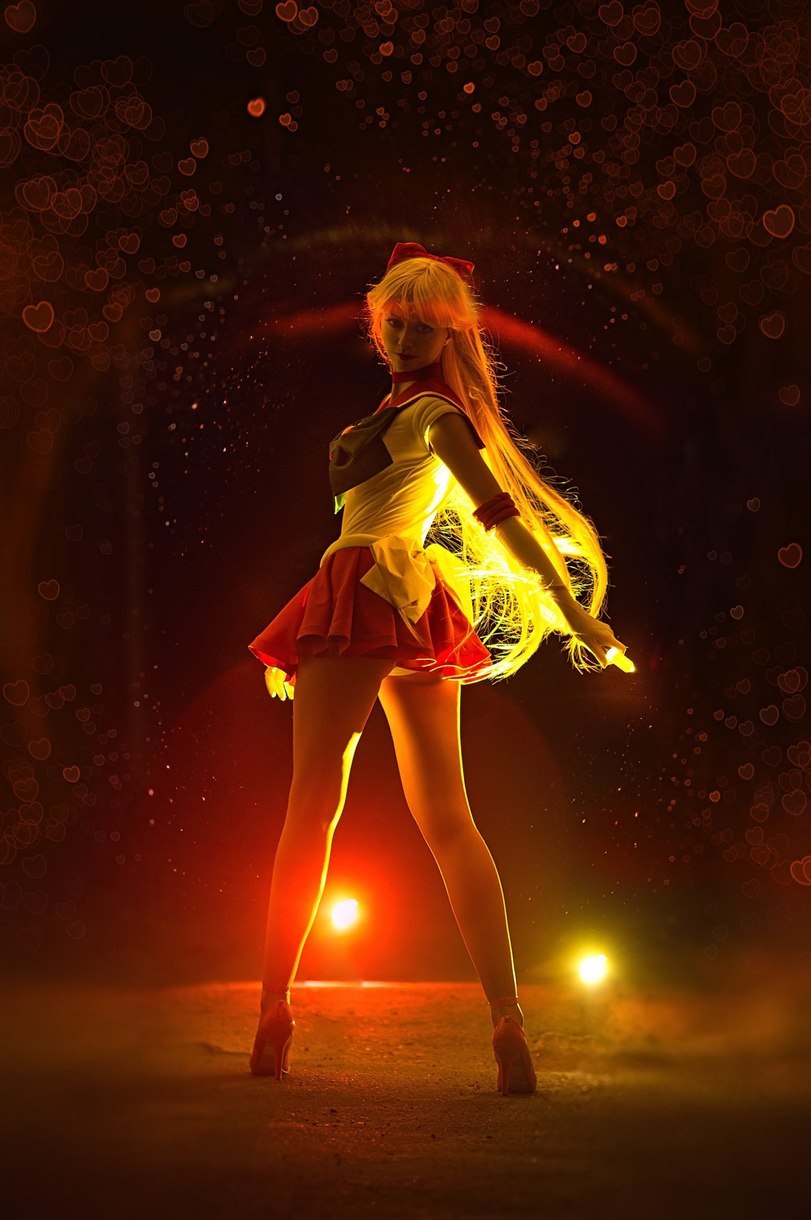 Cosplay Sailor Venus & Sailor Mars (Sailor Moon) - Sailor Moon, Sailor Mars, , Cosplay, Longpost, Sailor Venus